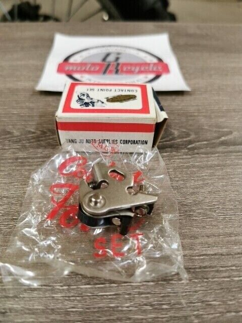 NOS MGW HONDA CB350 F CB400 LEFT  IGNITION CONTACT POINTS 30204-333-004 J60