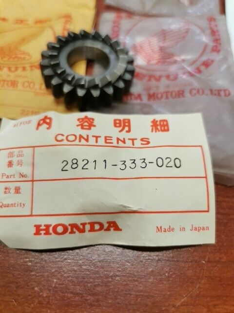 NOS Honda CB350F CB400F KICK STARTER PINION 28211-333-020 H98