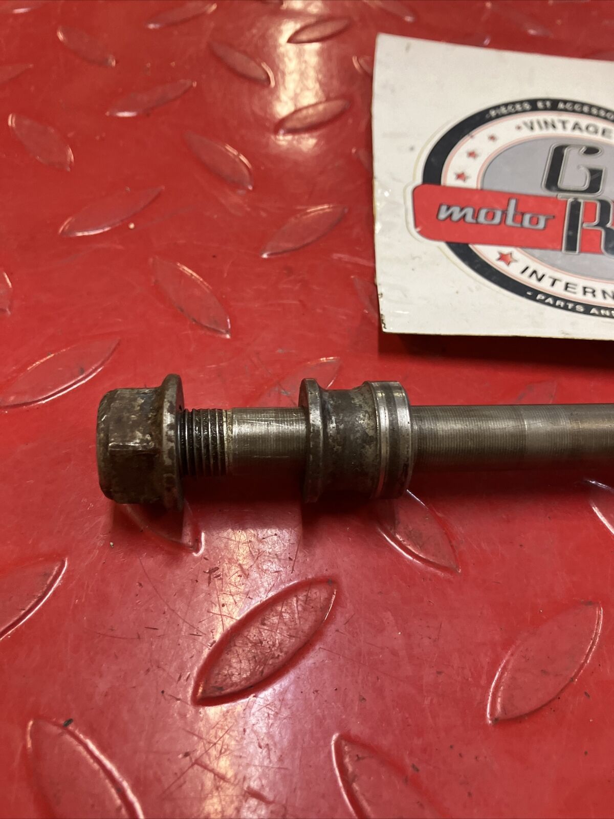 Honda CR80R 1990 Front wheel axle bolt 1987 - 1995