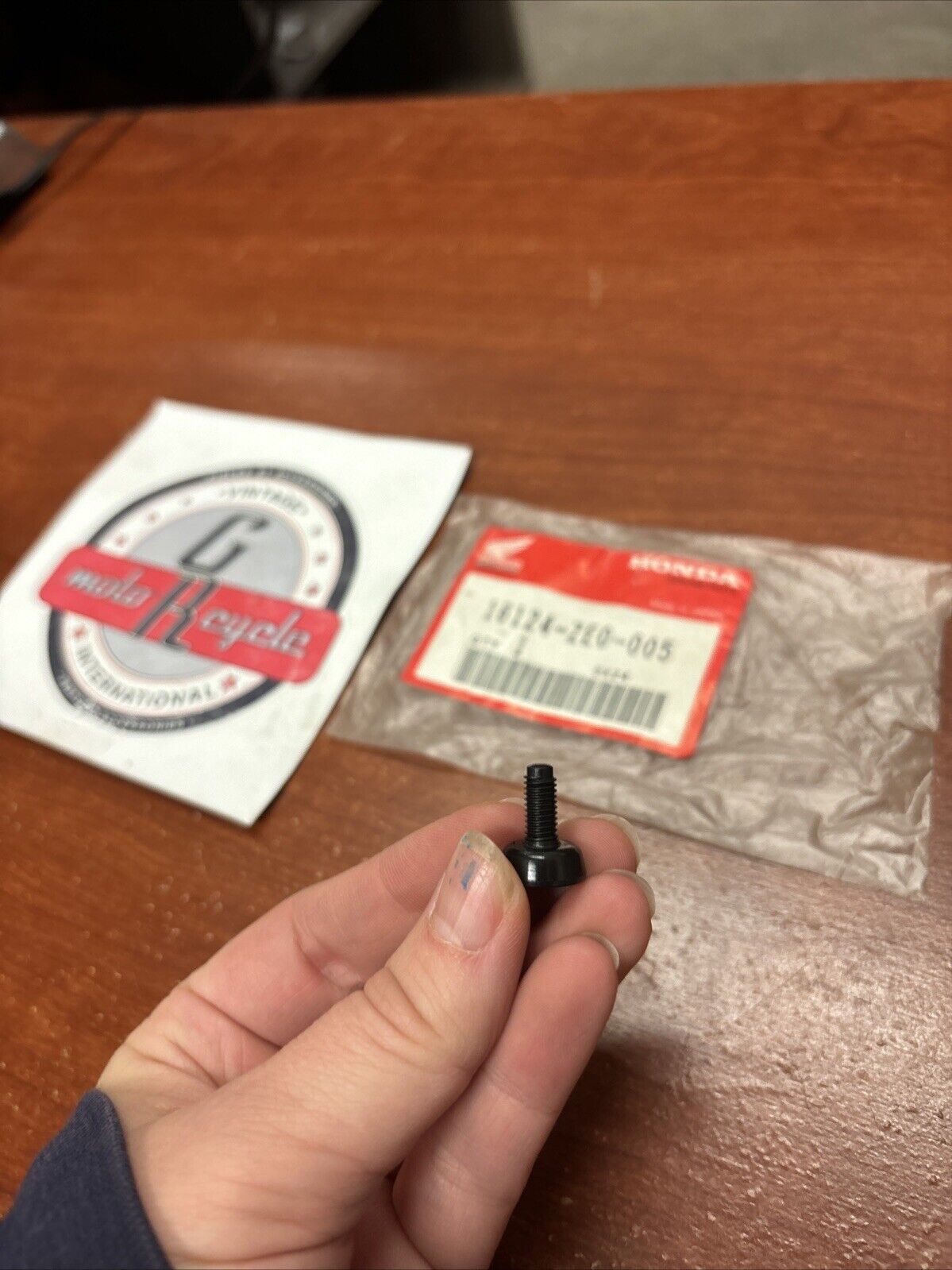 NOS Honda G100 GX100 GX110 GX120 GX160 THROTTLE STOP SCREW 16124-ZE0-005 H184