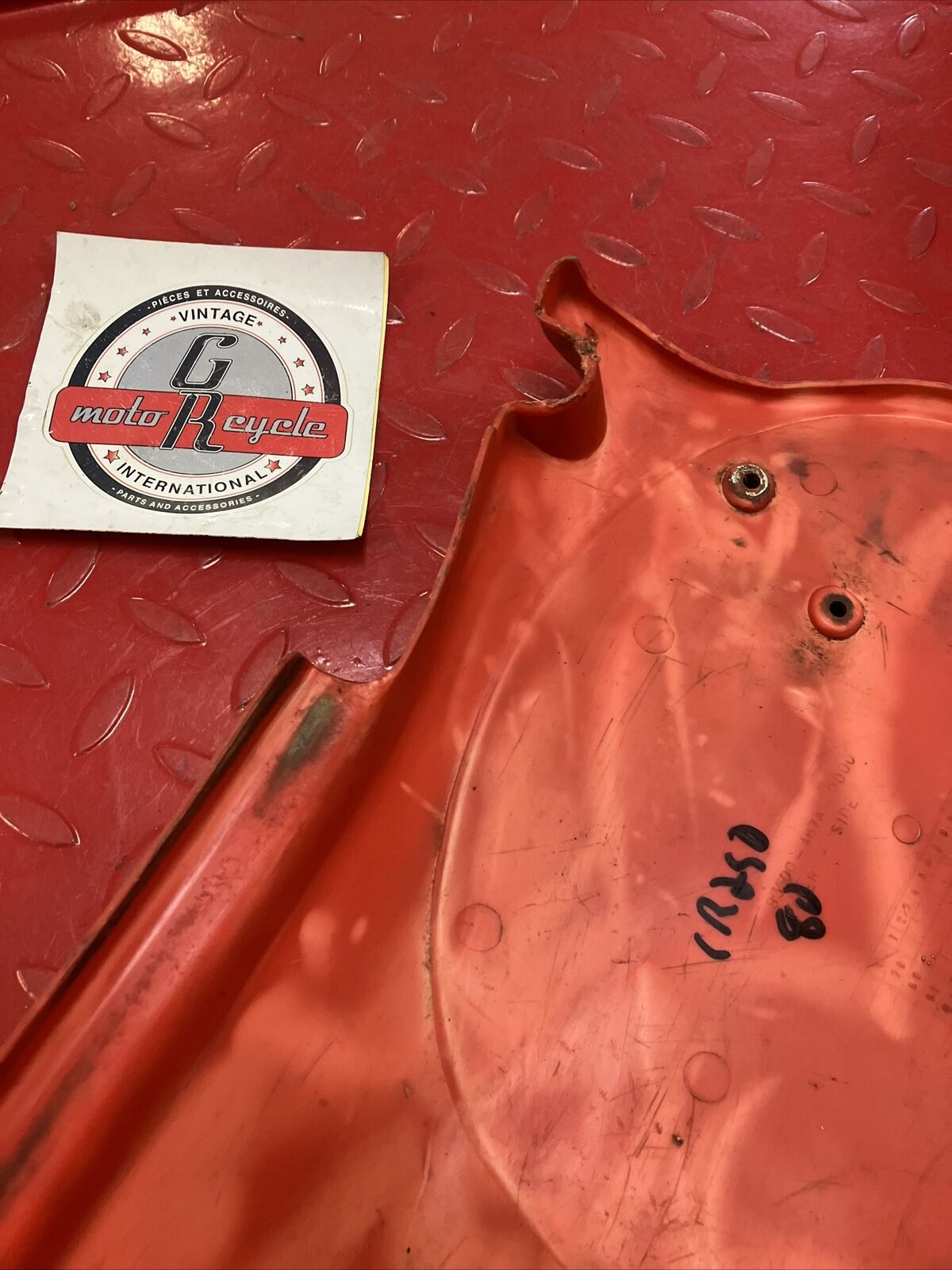 Honda CR250R 1980 Right side cover panel OEM
