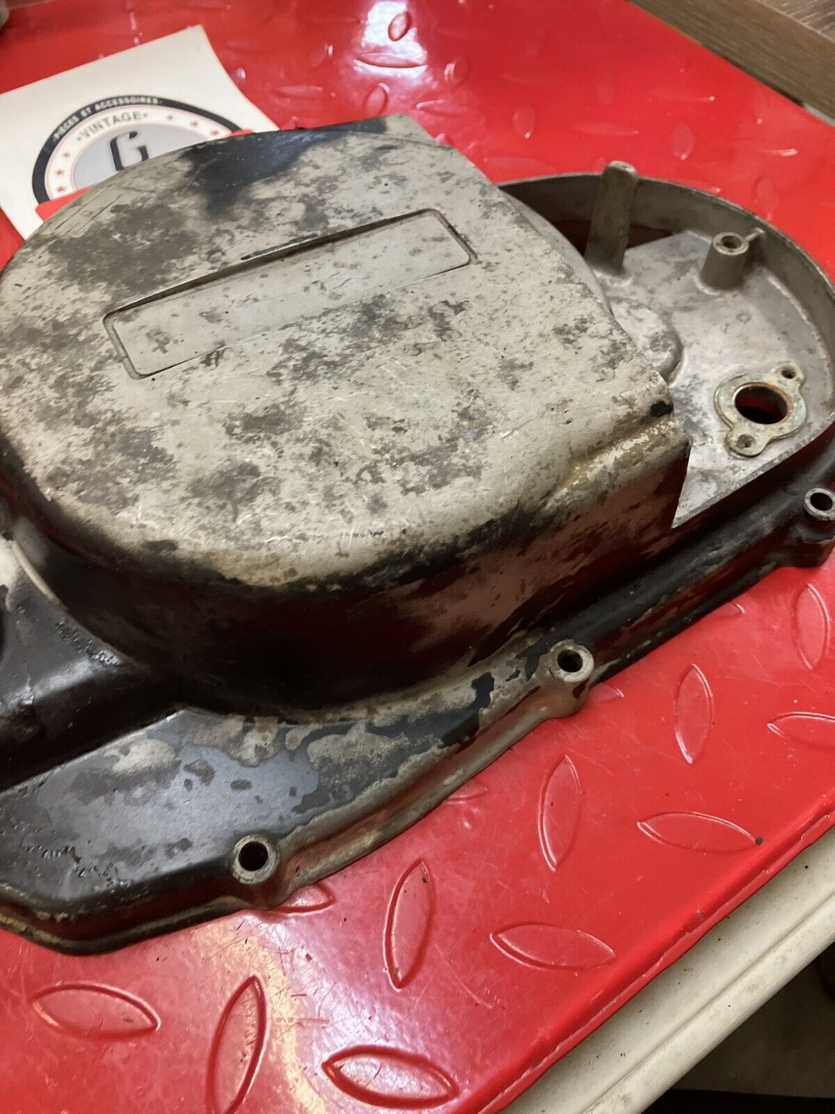 Yamaha RD400 1977 right crankcase clutch cover 1976 1978 1979