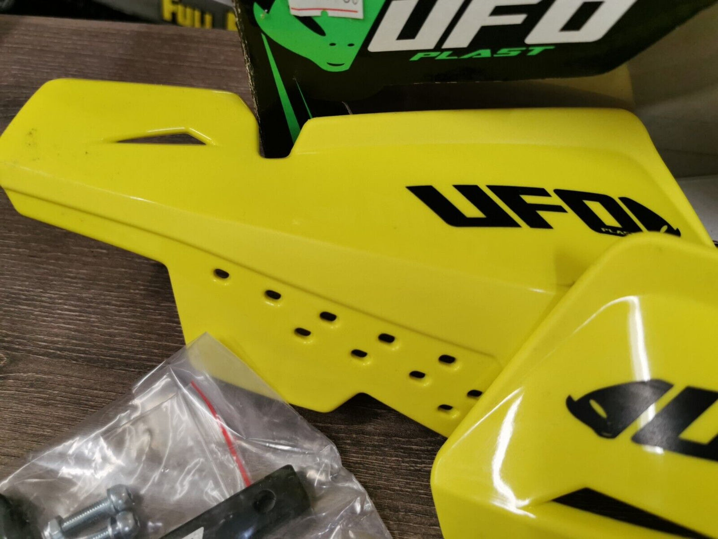 NOS UFO Viper Handguards RM Yellow PM01648-102 J43