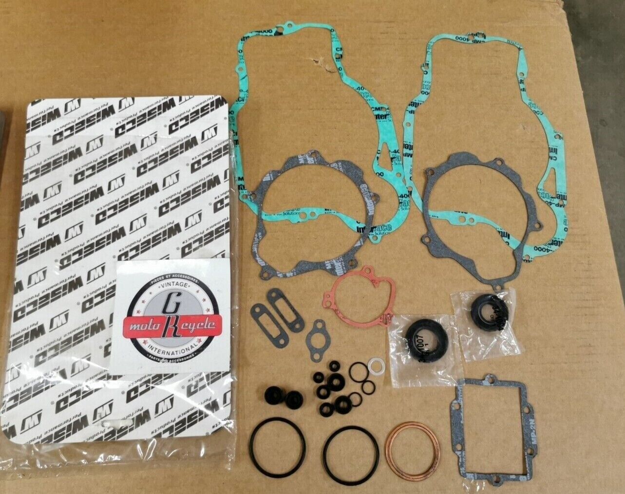 NOS WISECO KAWASAKI KX2501992 - 2001 INCOMPLETE GASKET KIT WB1091 J48