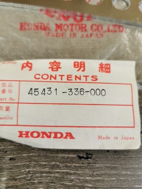 NOS HONDA CB125 CB175 1969 1972 ARM BRAKE STOPPER  45431-336-000 H81