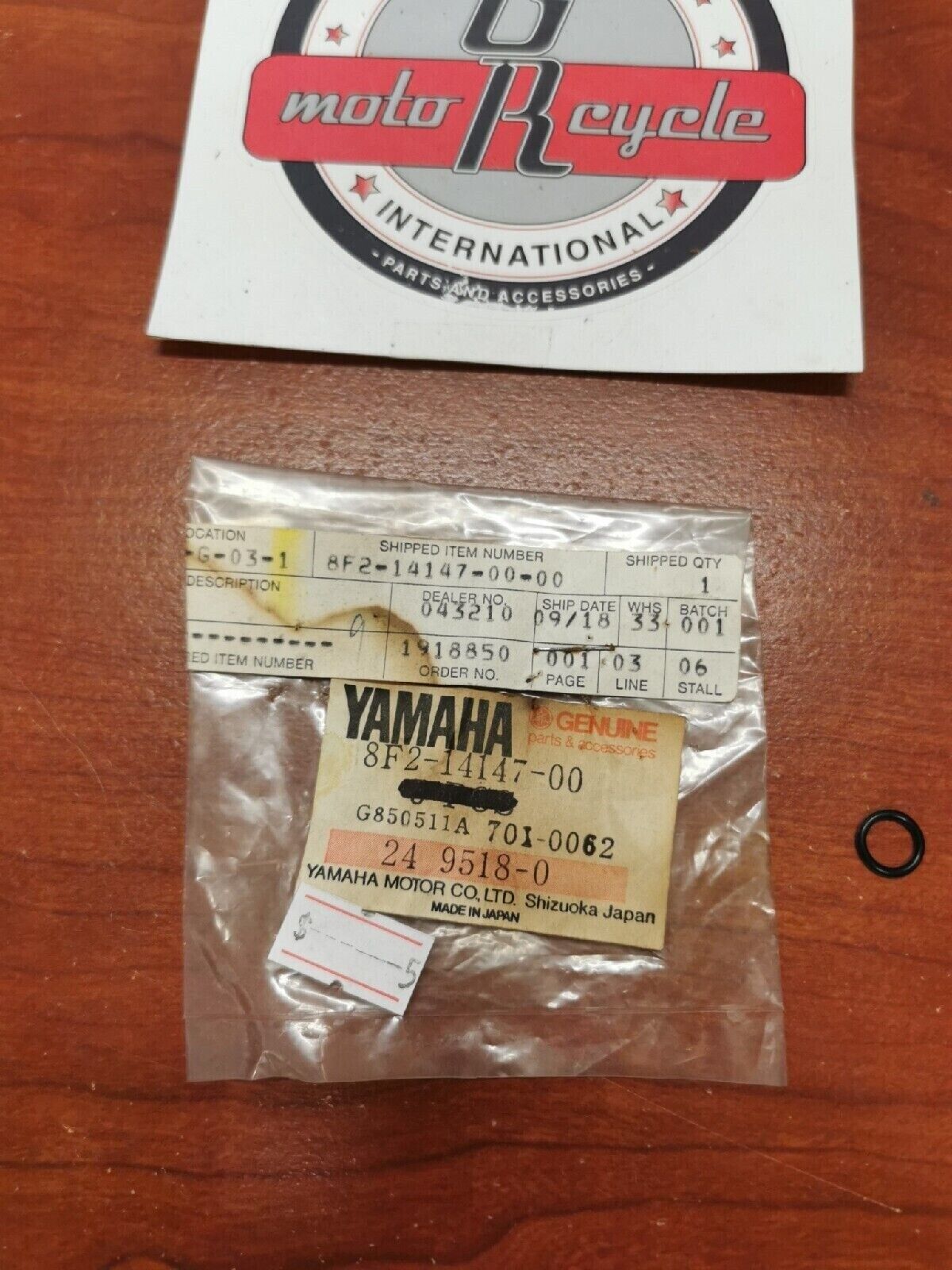 NOS Yamaha O RING 8F2-14147-00-00 Y68
