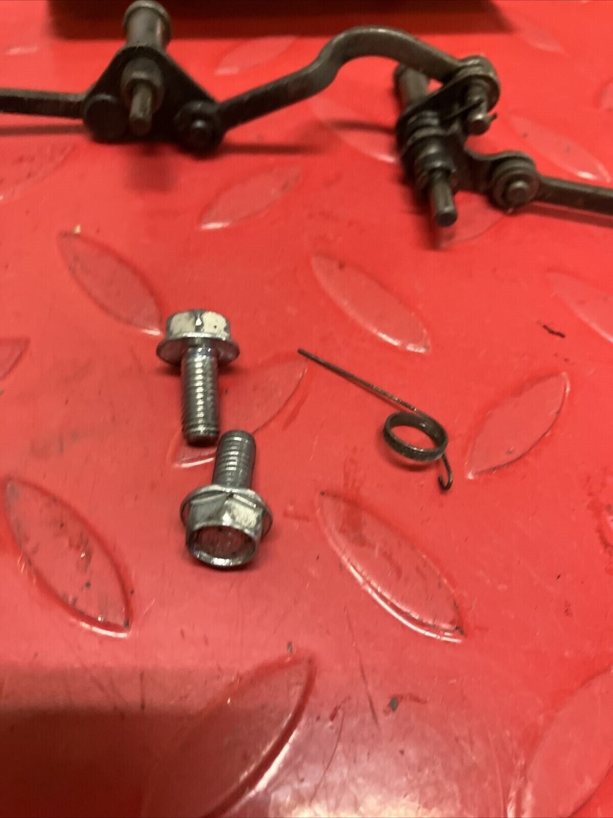 Honda CR250R 1984 exhaust power atac valve governor linkage arm shaft lever
