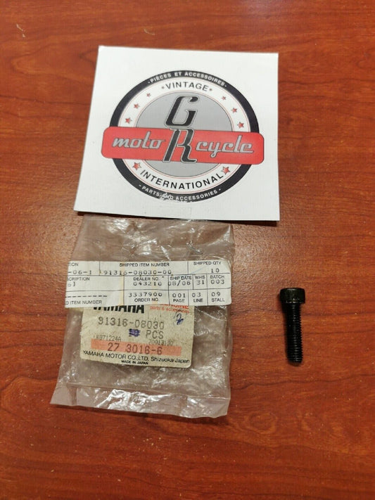 NOS Yamaha SOCKET HEAD BOLT 91316-08030-00 SUB. 91317-08030-00 Y71