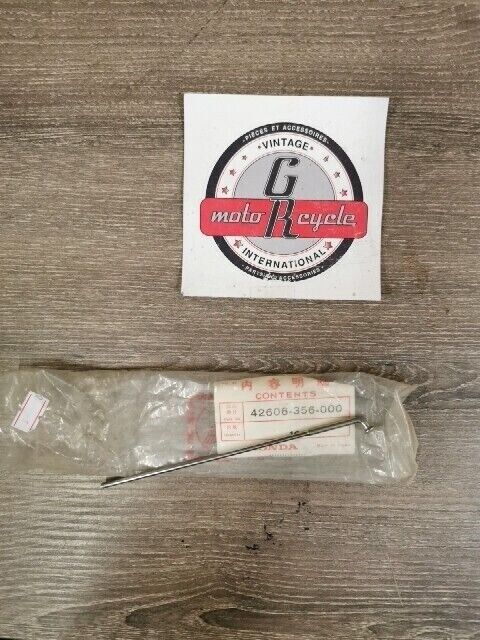 NOS HONDA XL250 XL350 1974 - 1977 SPOKE A REAR NO NIPPLE 42606-356-000 H81