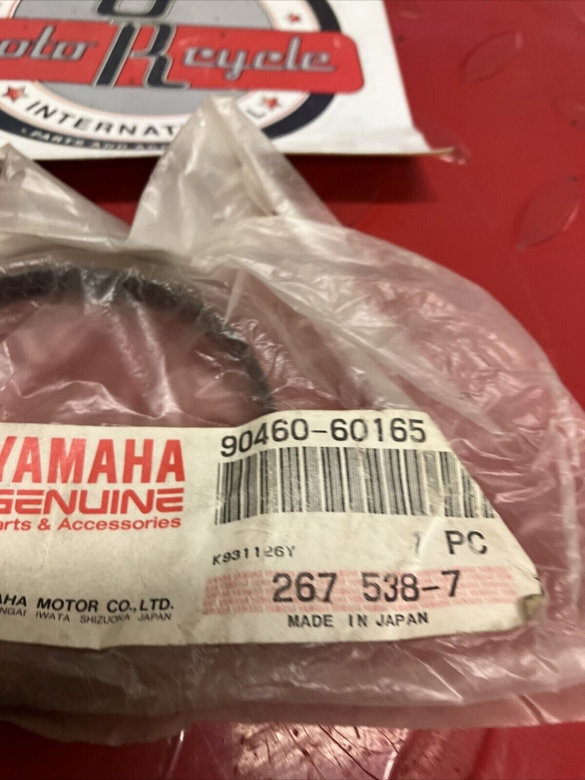 NOS YAMAHA HOSE CLAMP BAND 90460-60165-00 DUB BY 90450-59009-00 Y61