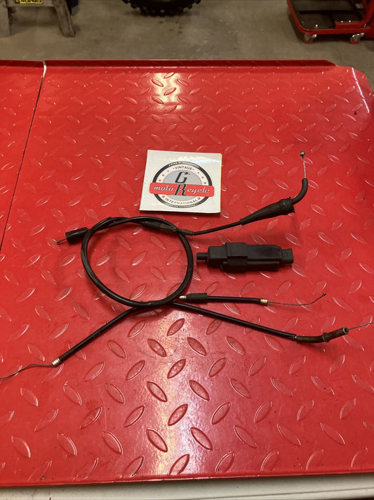 Yamaha DT200 1984 throttle and pulley cables