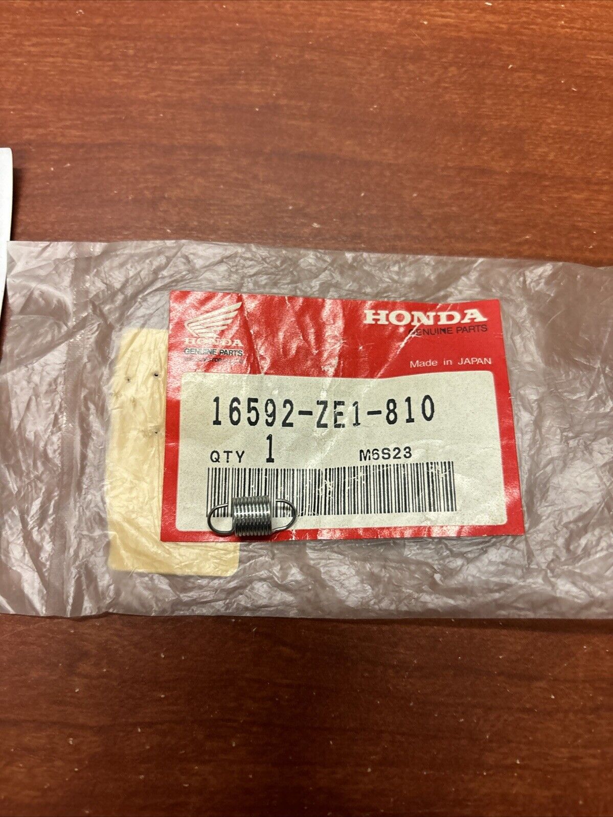 NOS Honda GL1500CF GX110 GX120 CABLE RETURN SPRING 16592-ZE1-810 H184