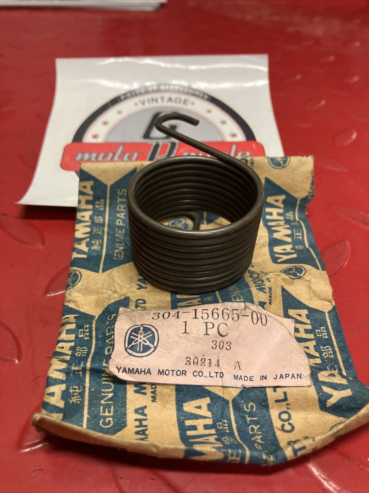 NOS YAMAHA FS1 SPRING TORSION 304-15665-00-00 SUB 90508-26136-00 Y62