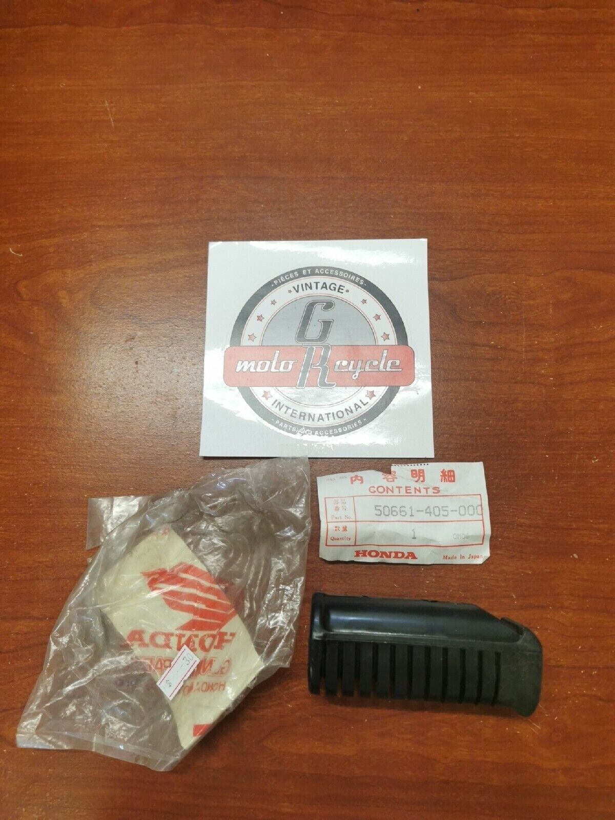 NOS Honda GL1000 CB750 GL1100 CM185 RUBBER, STEP 50661-405-000 H36 