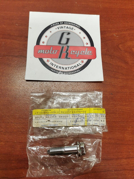 NOS Yamaha XVZ1200 WASHER BASED BOLT 90105-10270-00 Y68