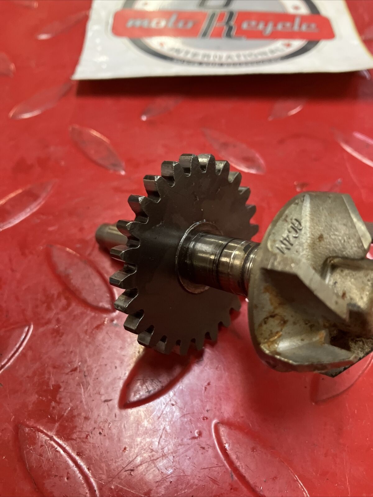 Honda CR80R 1990 waterpump water pump shaft gear impeller 19230-GC4-730 3