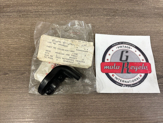 NOS Honda XL250R XL500R THROTTLE LOWER HOUSING 53168-KB7-000 H124