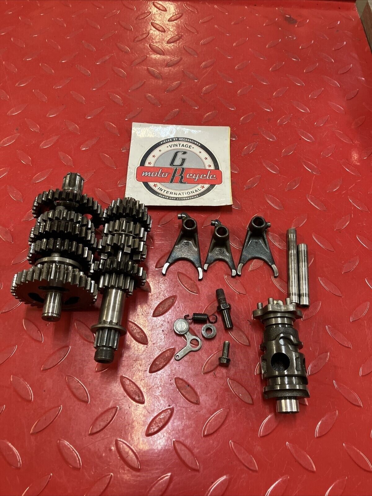 Kawasaki KX80 2000 transmission gearshift gear shift drum fork 1998 1999