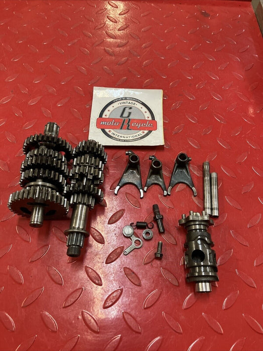 Kawasaki KX80 2000 transmission gearshift gear shift drum fork 1998 1999