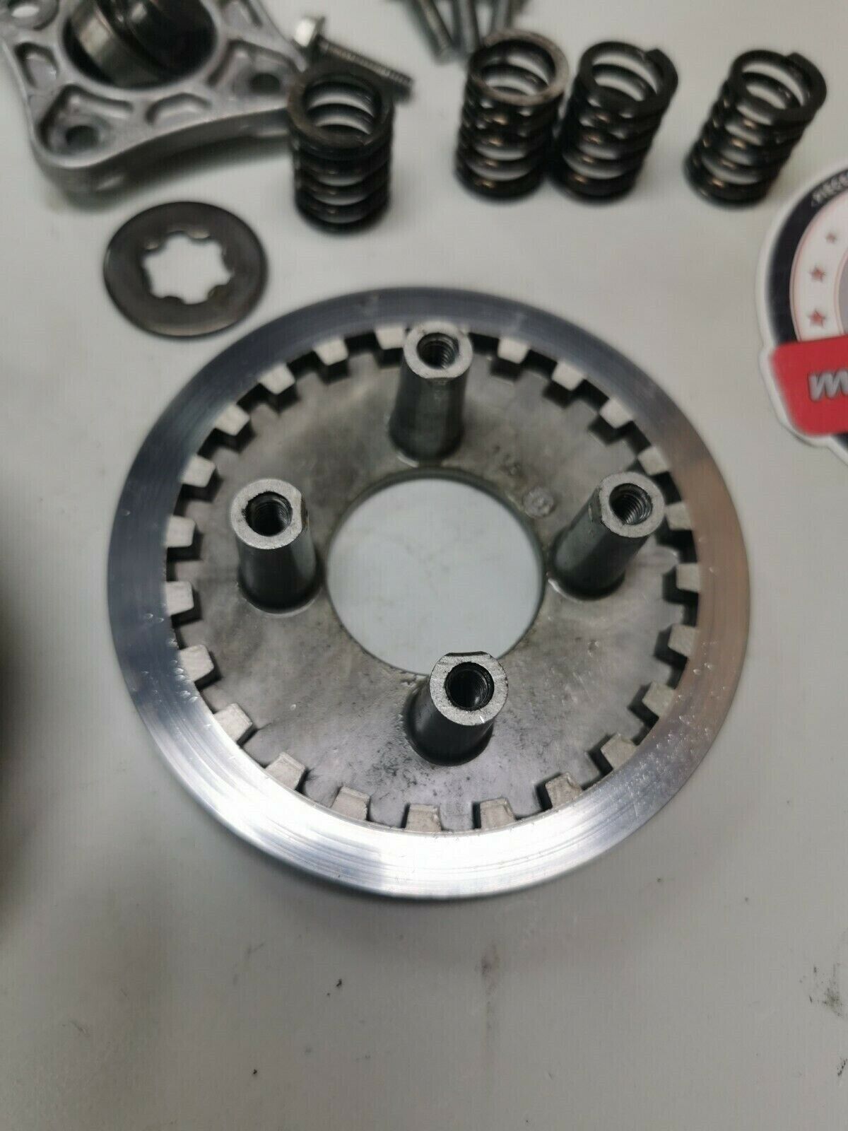 Honda XL100S 1981 complete clutch basket hub pressure plate 22100-436-000