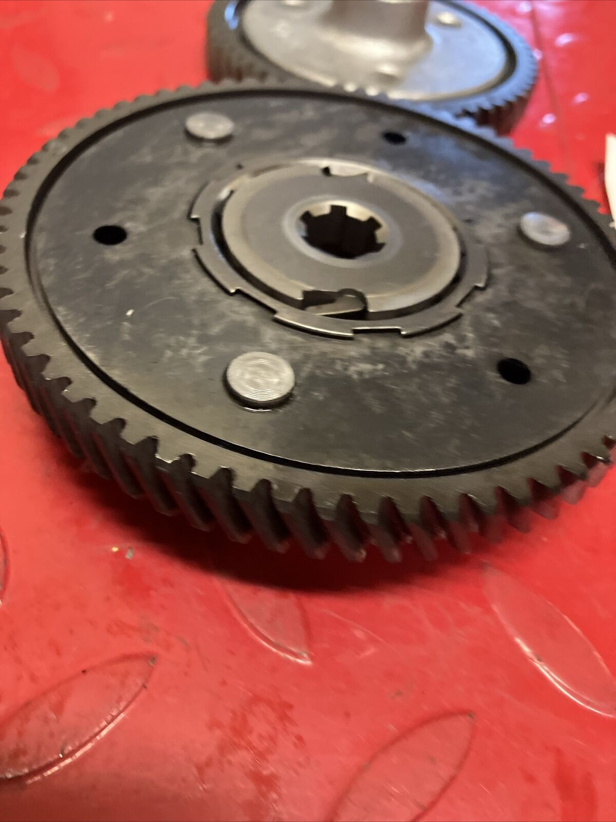Yamaha LB50 1975 1F1 Chappy 50 clutch assembly carrier primary gear drive driven