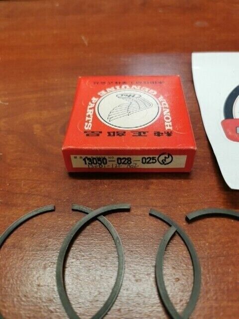 NOS Honda ATC90 C90 CD90 CT90 ST90 PISTON RING SET (1.00) 13050-028-025 SUB  H93