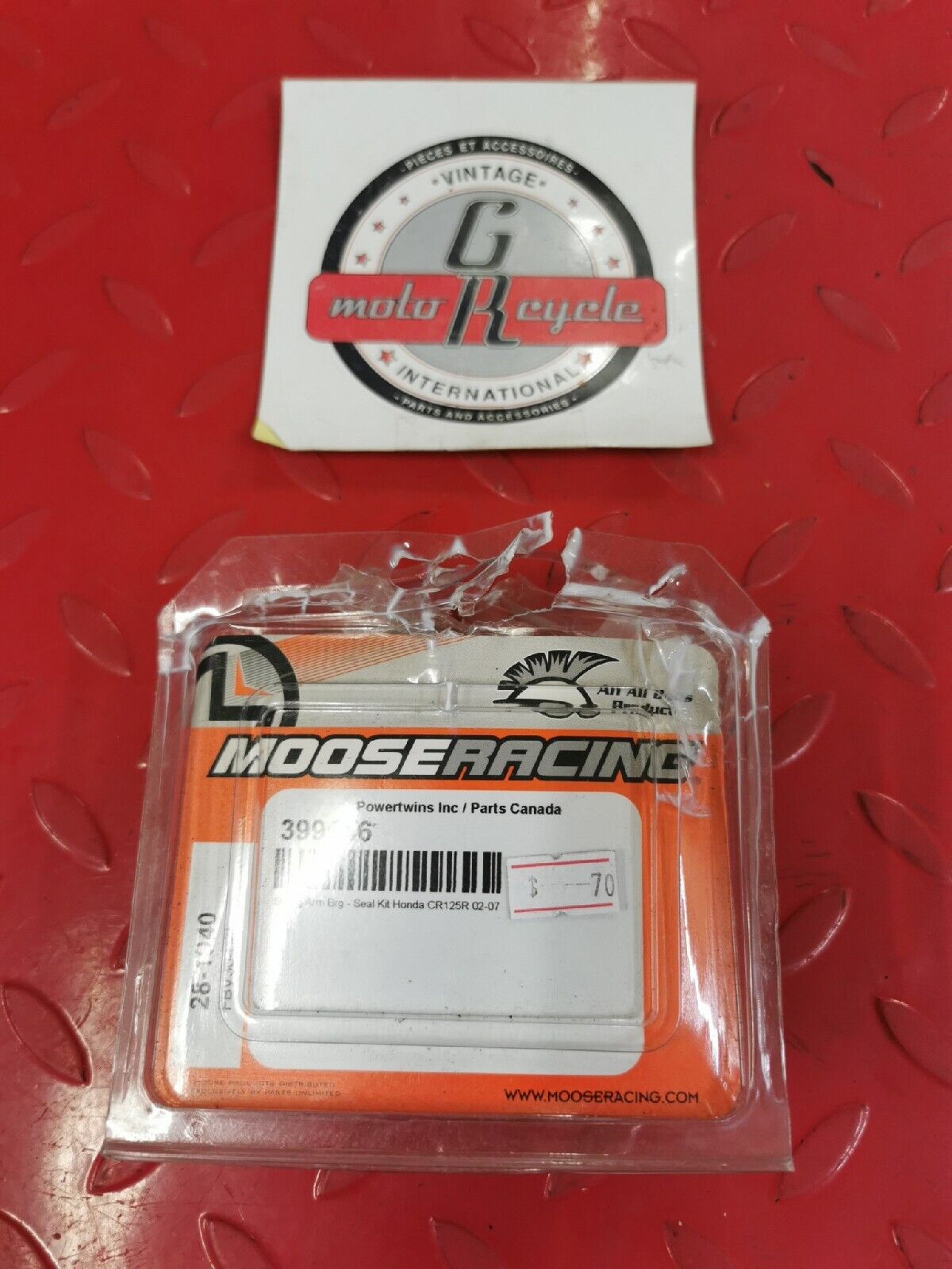 NOS MOOSE RACING HONDA CR125R 2002 - 2007 Swing arm Bearings kit 28-1040 J13