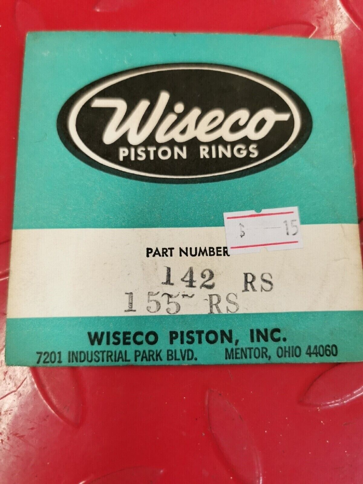 NOS WISECO  PISTON RINGS   142RS   155 RS  J10