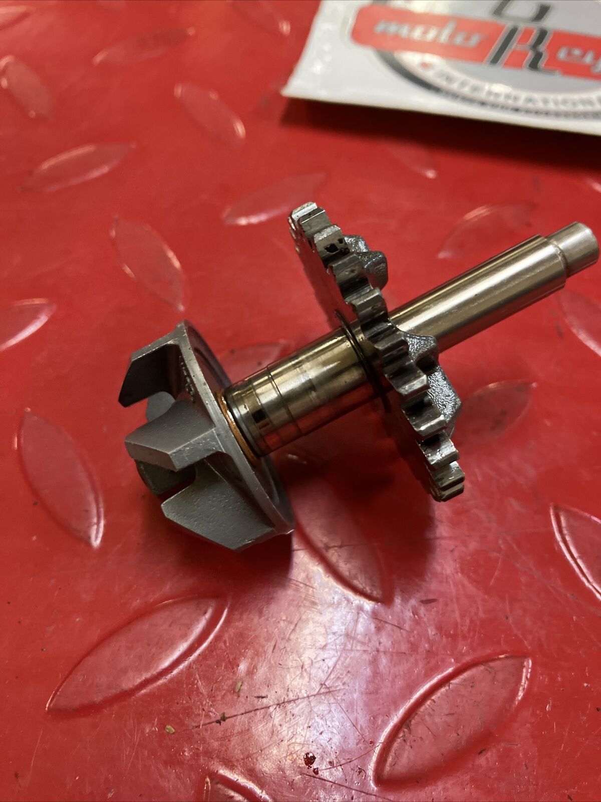 Honda CR80R 1990 waterpump water pump shaft gear impeller 19230-GC4-730