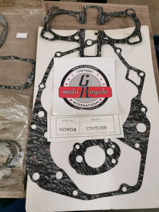 NOS HONDA  CB200 CL200 INCOMPLETE GASKET KIT J49