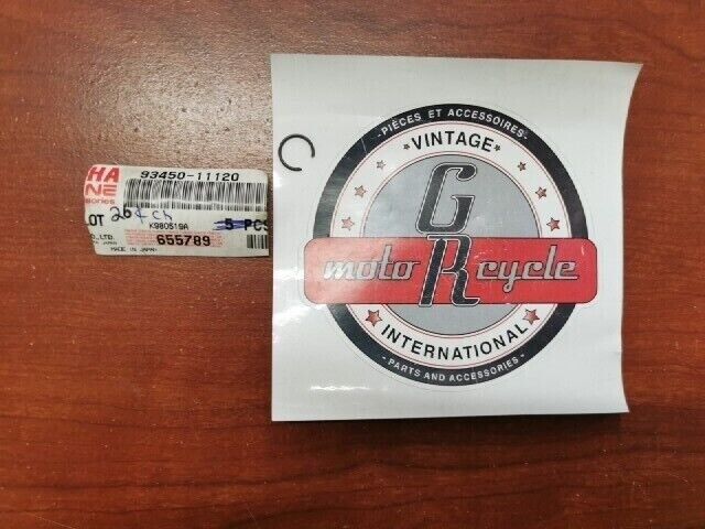 NOS Yamaha YW50 YJ50 CW50 CY50 CG50 EF1000 CIRCLIP 93450-11120-00 Y102