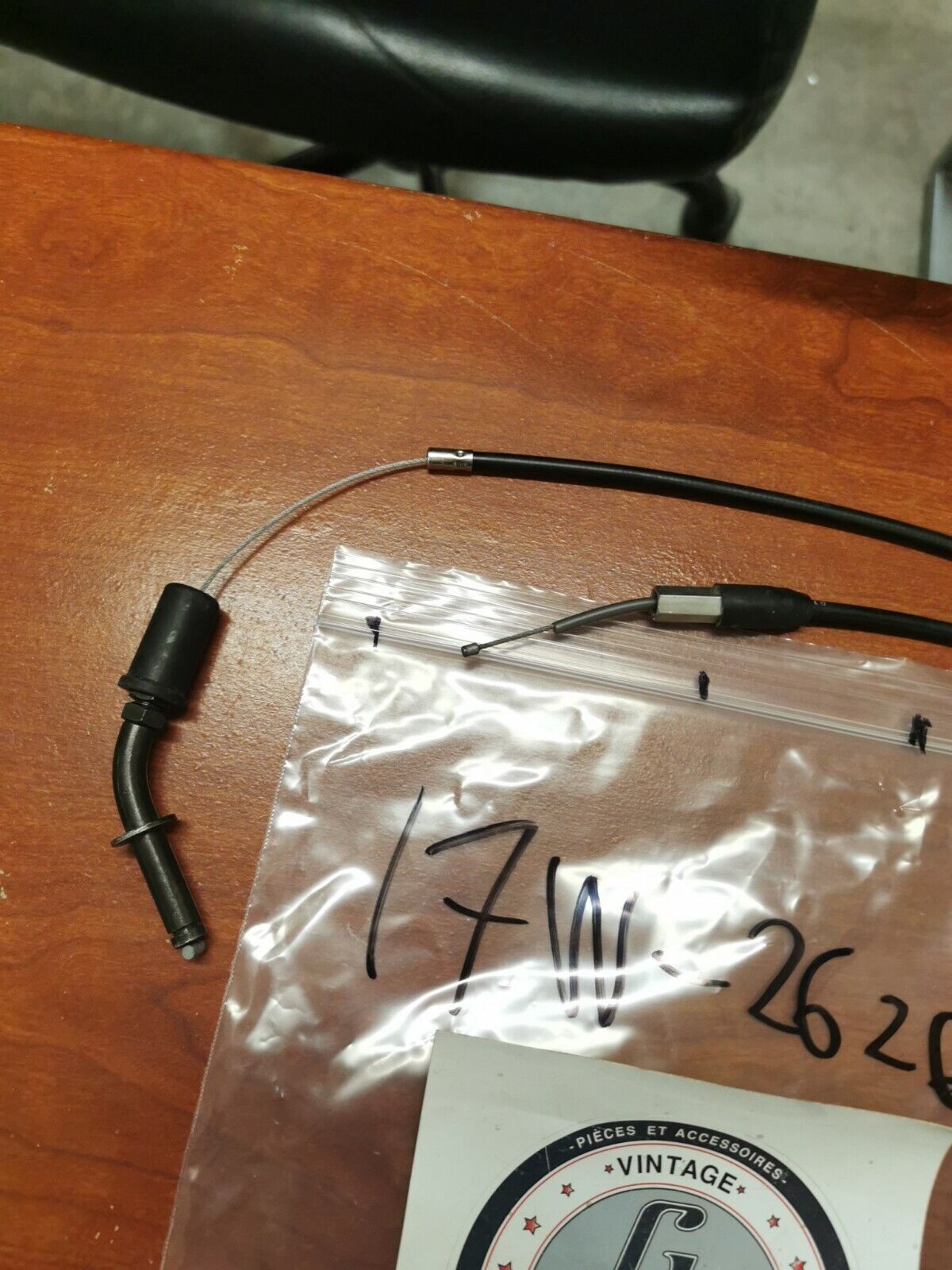 NOS Yamaha 1988 - 1990 DT50 THROTTLE CABLE 17W-26260-01-00 Y88