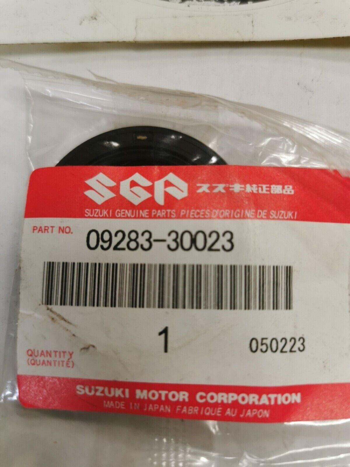 NOS SUZUKI RM125 RM250 OIL SEAL 09283-30023 S27