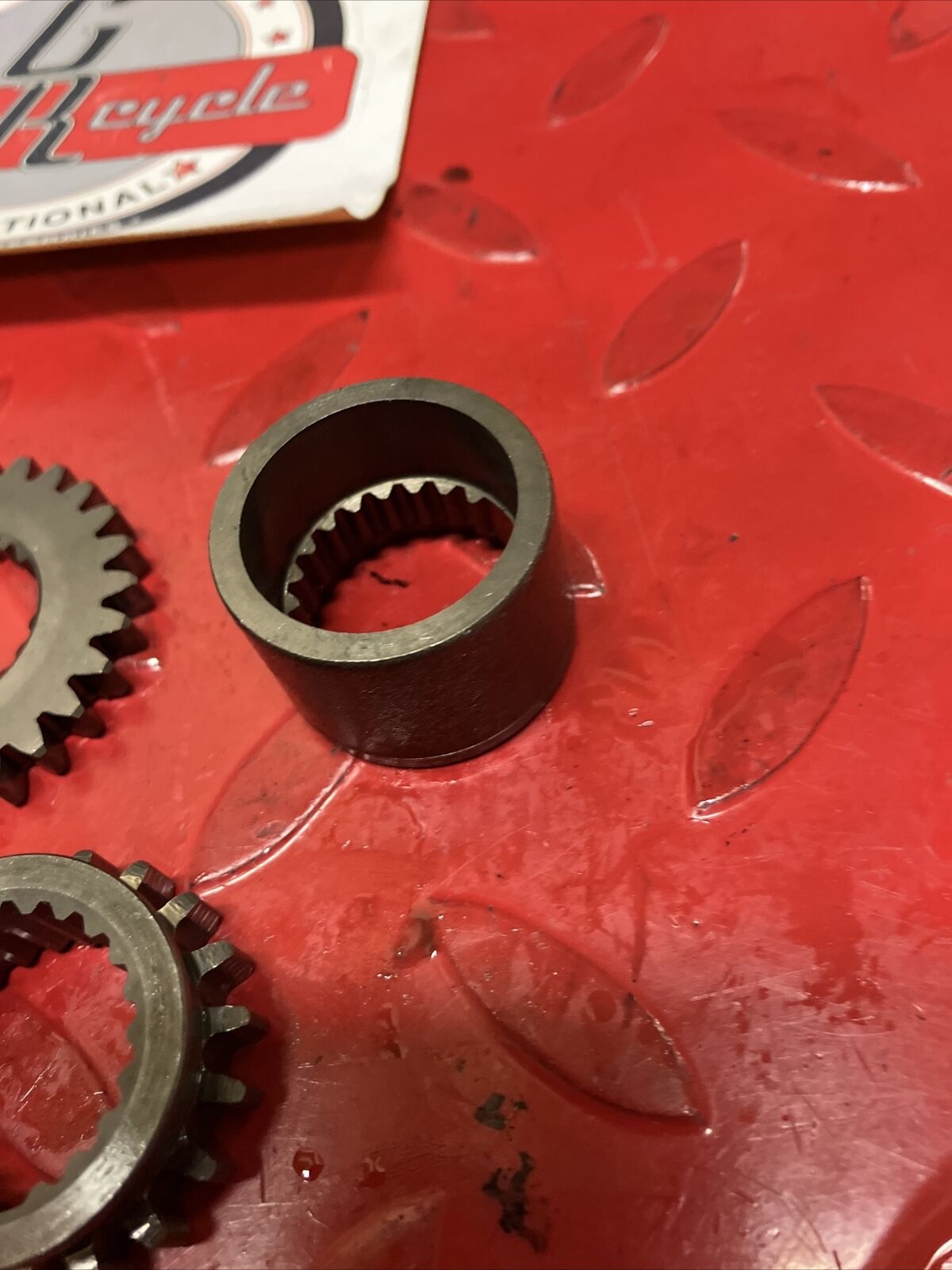 Honda XL600R 1986 Primary drive gear timing sprocket pulser boss oil pump gear