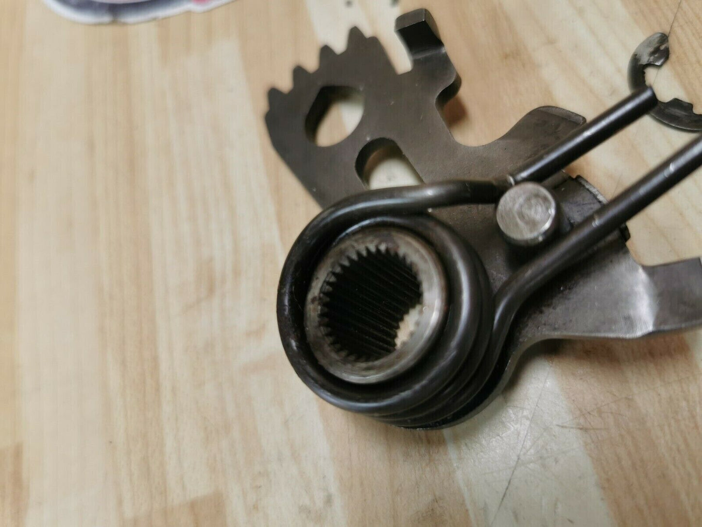 Yamaha DT250 1976 transmission gearshift gear shift shaft lever pawl