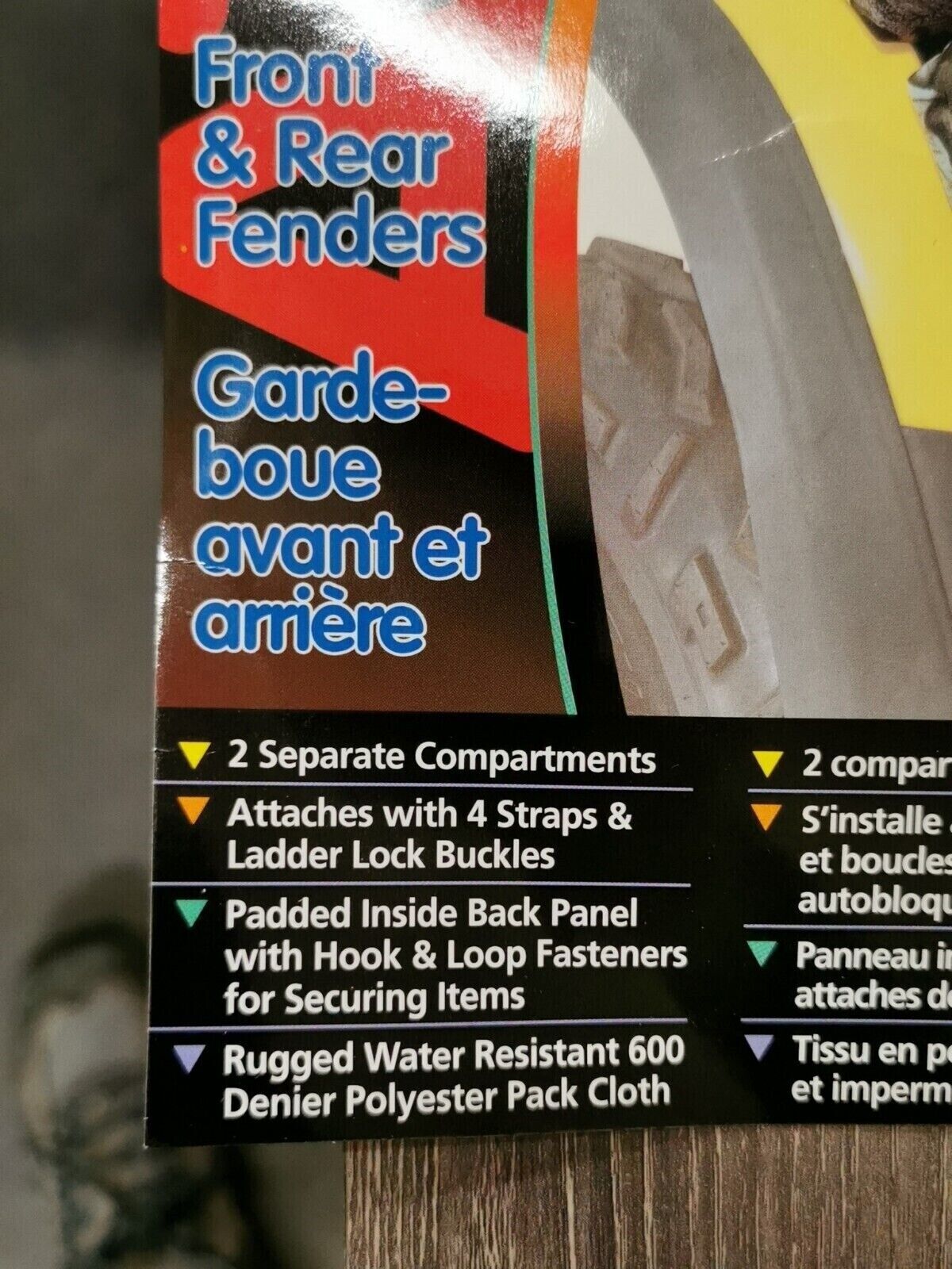 NOS ATVLOGIC FRONT REAR FENDER PACK BLACK ATVFB-B J48