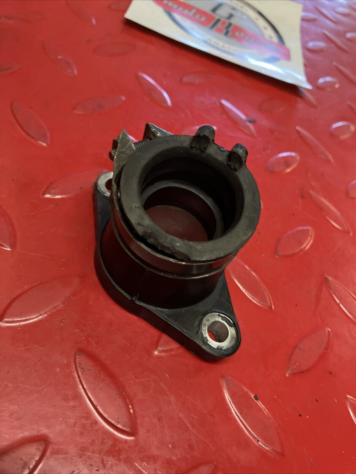 Honda MT125 1975 intake manifold carburetor boot insulator 1974 1976 2