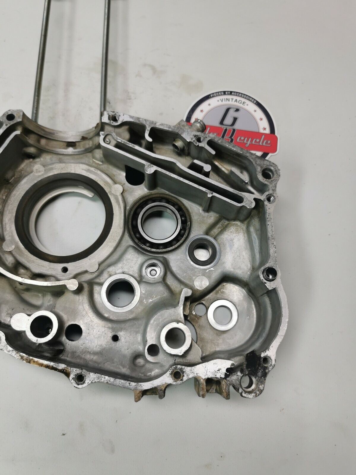 Honda XL100 1977 right left crankcase crank case XL125 CB125 1976 11200-383-000