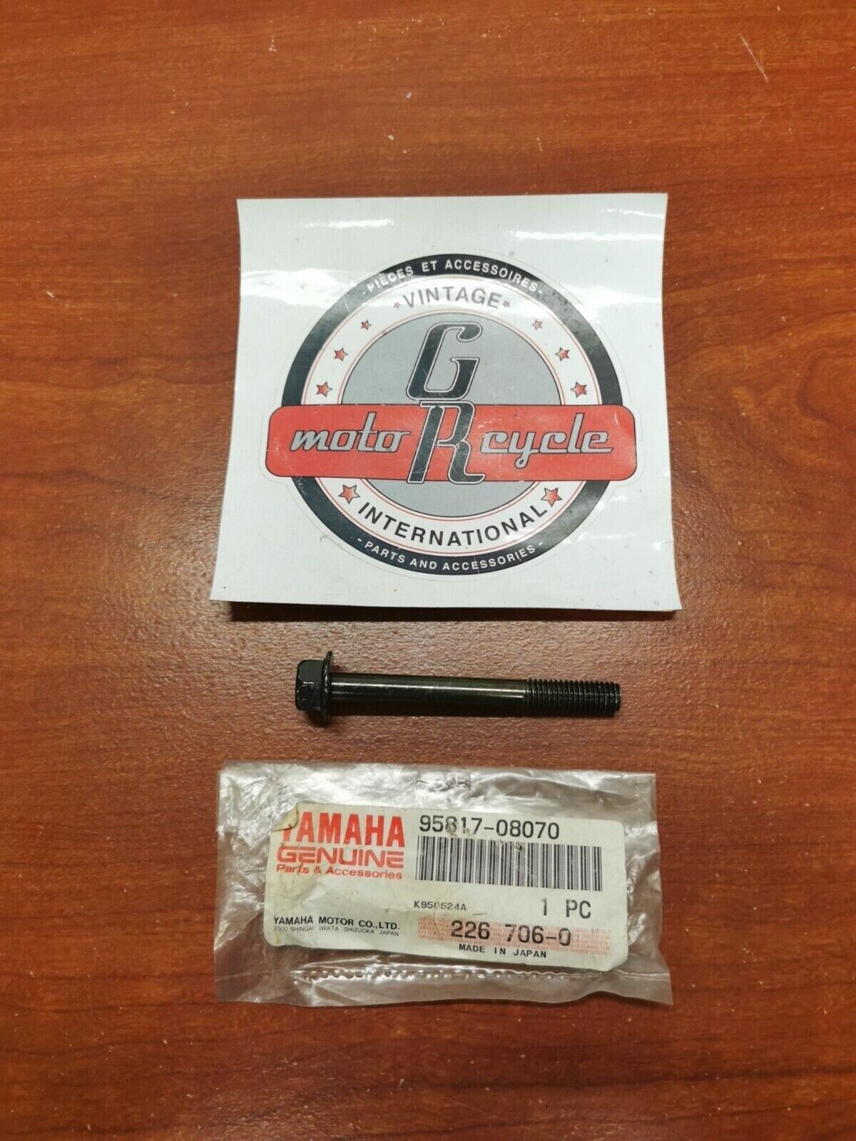 NOS Yamaha FZR600 YXZ10 RS90 PZ480 FX10 RST90 FLANGE BOLT 95817-08070-00 Y100