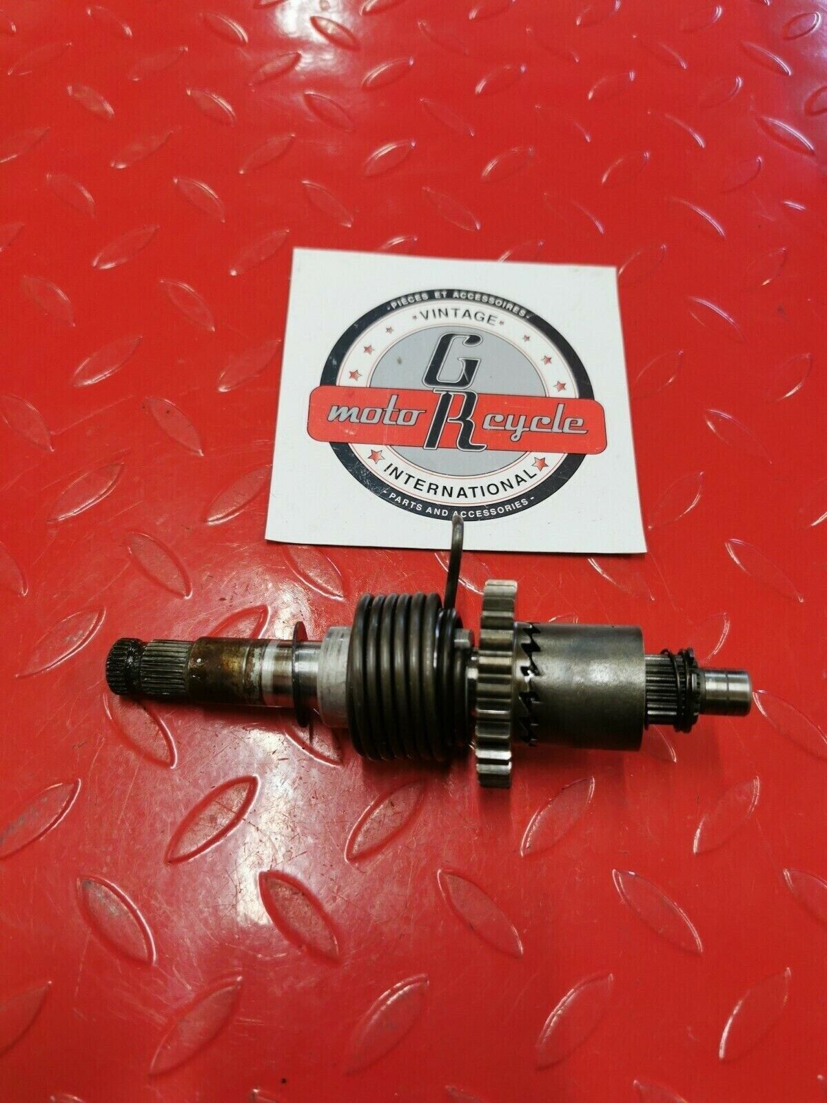 Honda XL100S 1982 kickstarter kick starter spindle shaft gear spring