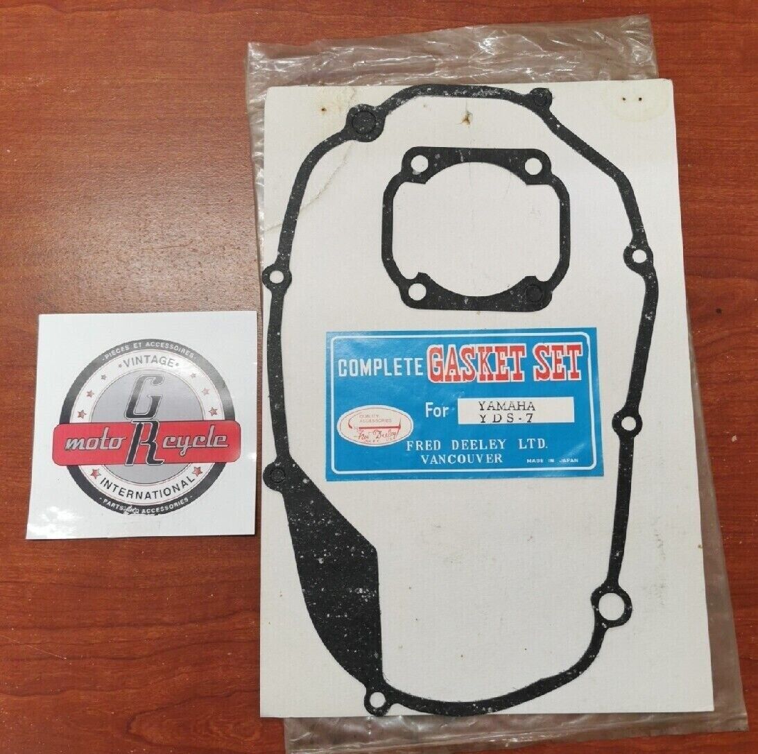 NOS Yamaha YDS7 INCOMPLETE GASKET KIT SET 1 Y74