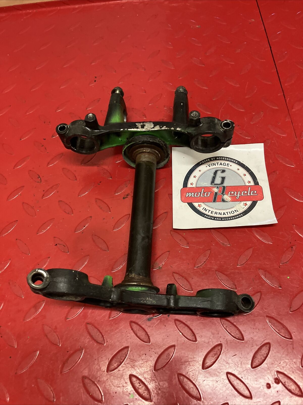 Kawasaki KDX80 1987 Steering stem triple tree clamp fork holder 1985 1986