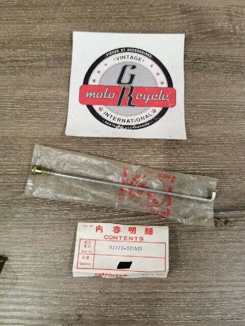NEW NOS HONDA SL350 1970 - 1972 SPOKE B 97772-521651 H94