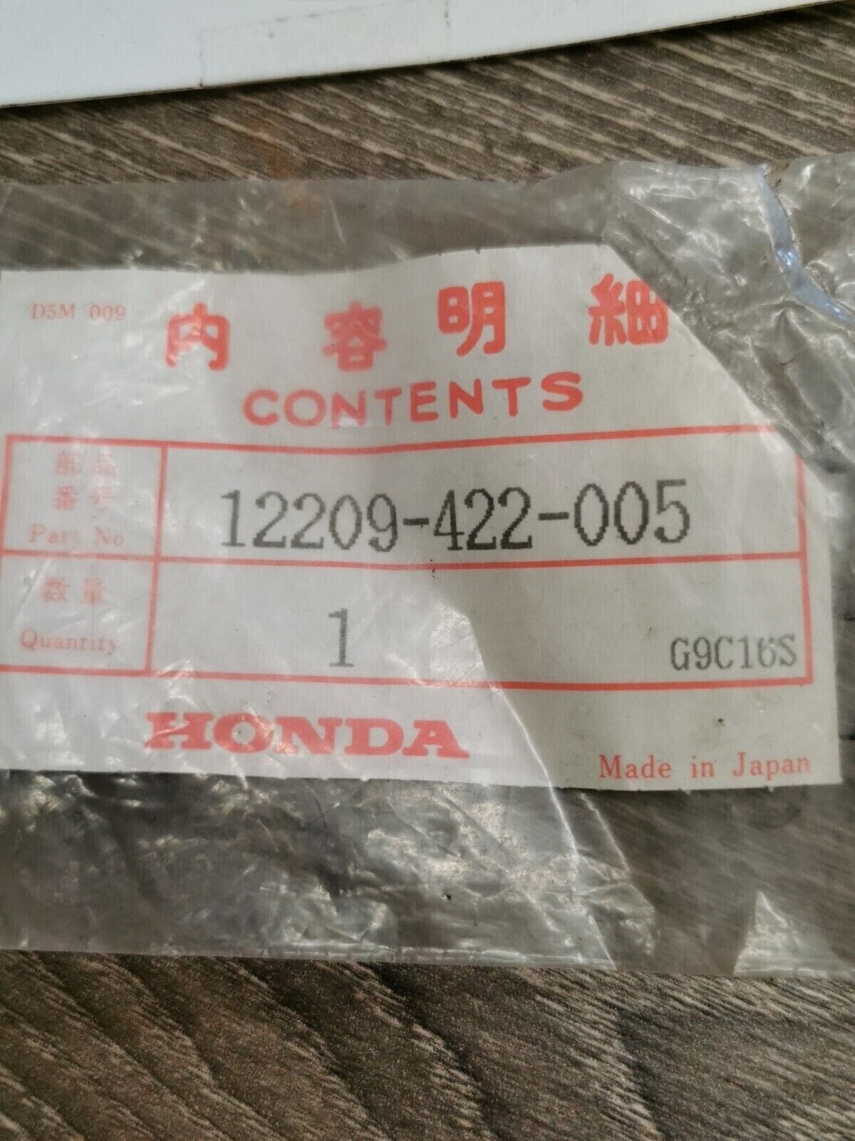 NOS HONDA GL1500 VALVE STEM SEAL 12209-422-005 H59