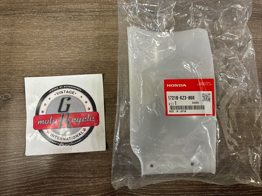 NOS Honda CR125R CR250R AIR CLEANER HOUSING SPLASH GUARD 17218-KZ3-860 H137