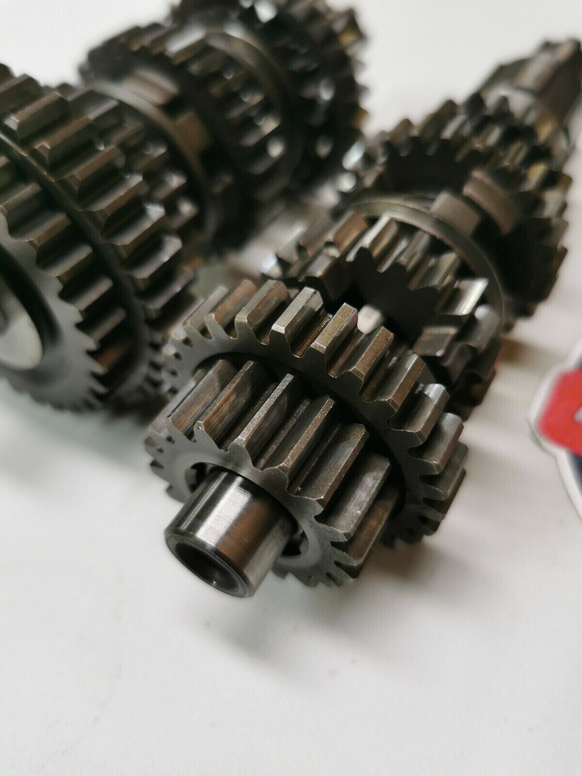 Honda XL100 1977 transmission mainshaft countershaft main counter shaft gear