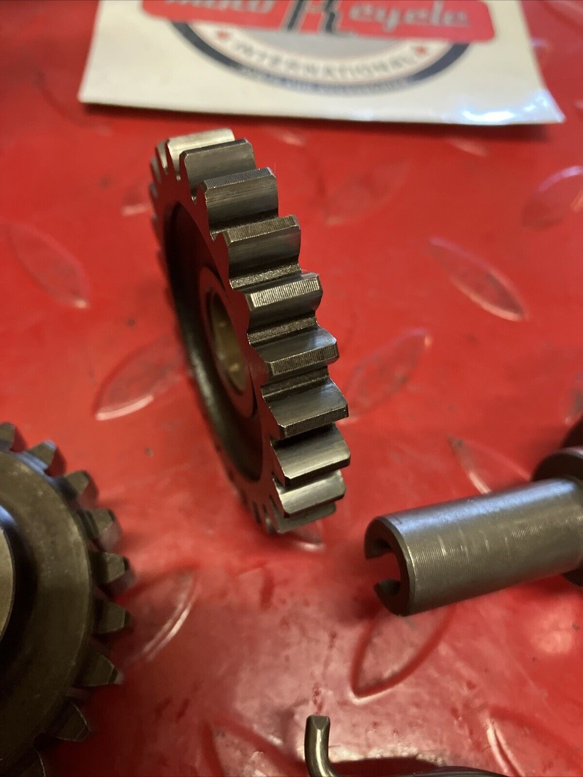 Honda MT125 1975 Kickstarter kick starter spindle gear shaft 1974 1976 CR125M