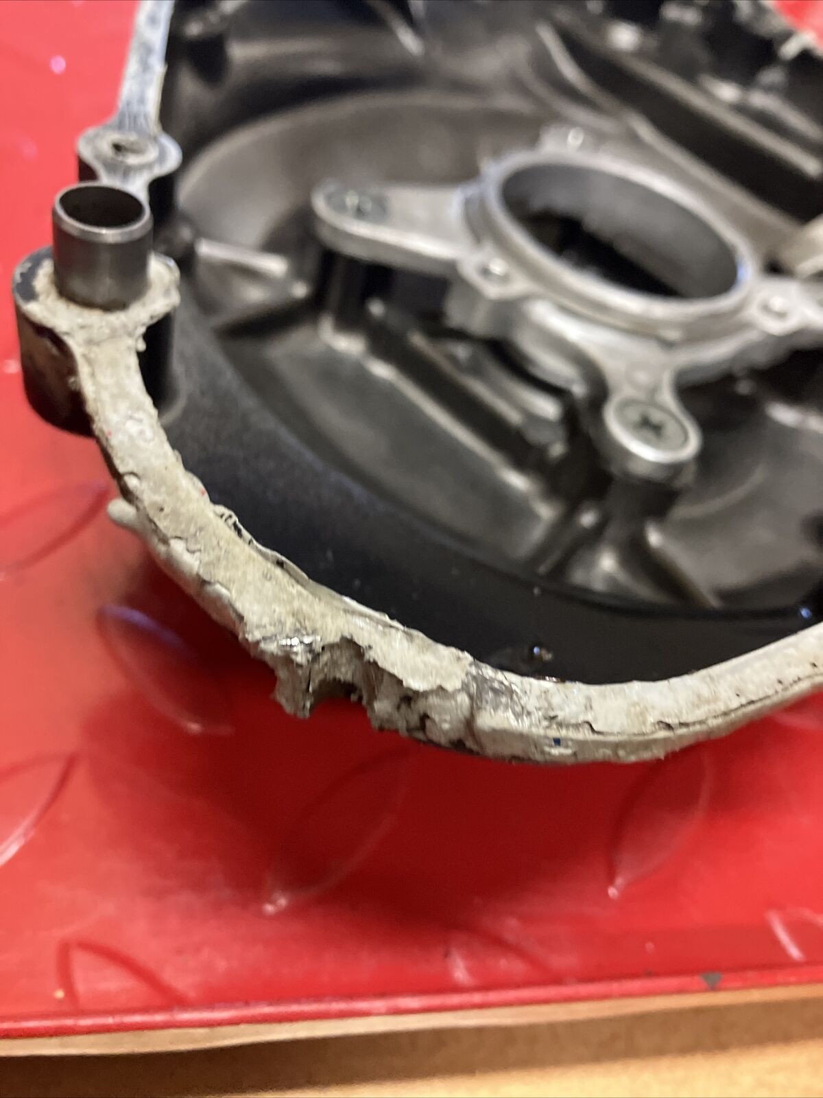 Honda XL250R 1982 Left crankcase stator cover 1983