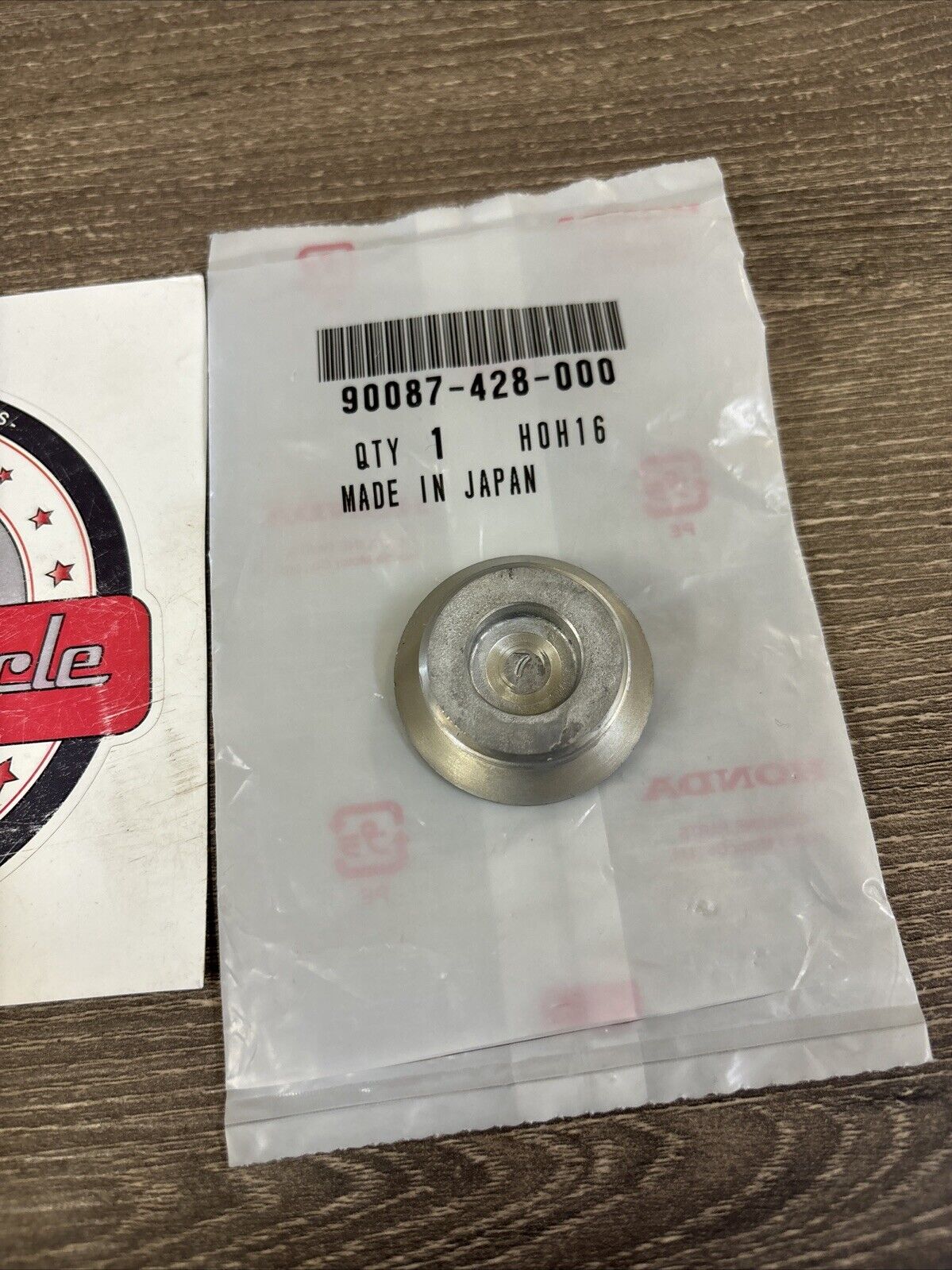 NOS Honda ATC250ES CT110 XL125S CAP 30MM 90087-428-000 H135