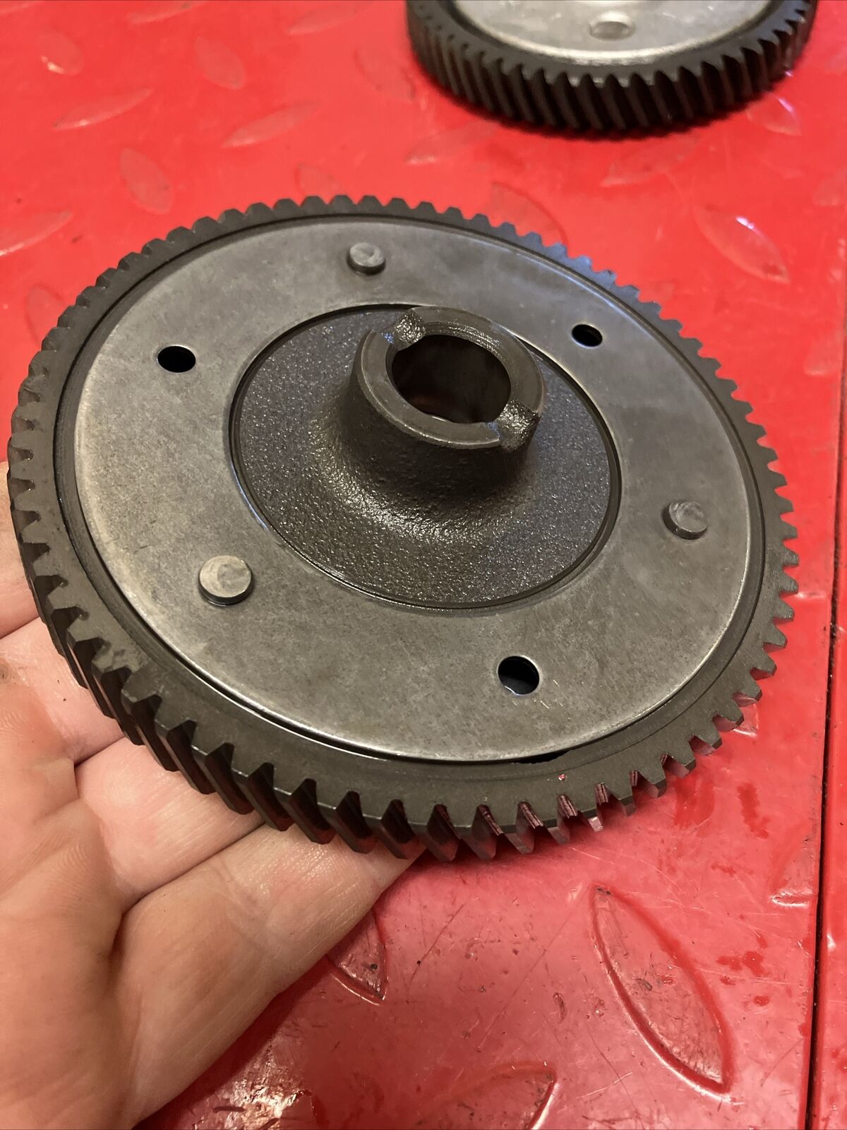 Yamaha LB50 1975 1F1 Chappy 50 clutch assembly carrier primary gear drive driven